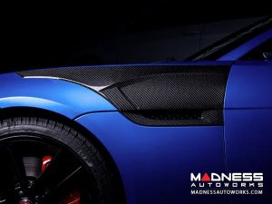 Jaguar F-TYPE Exterior Trim - Side Fender Panel Trim Kit - Carbon Fiber